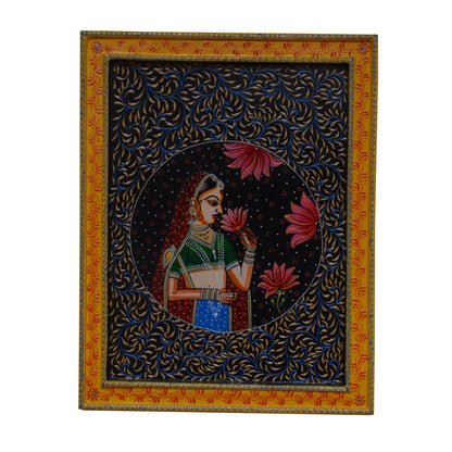 Priyan - Solid Wood Wall Art - Multi Colour Paint Finish