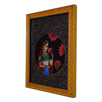 Priyan - Solid Wood Wall Art - Multi Colour Paint Finish