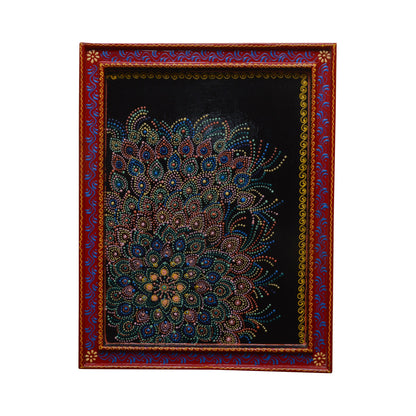 Giaan - Solid Wood Wall Art - Multi Colour Paint Finish