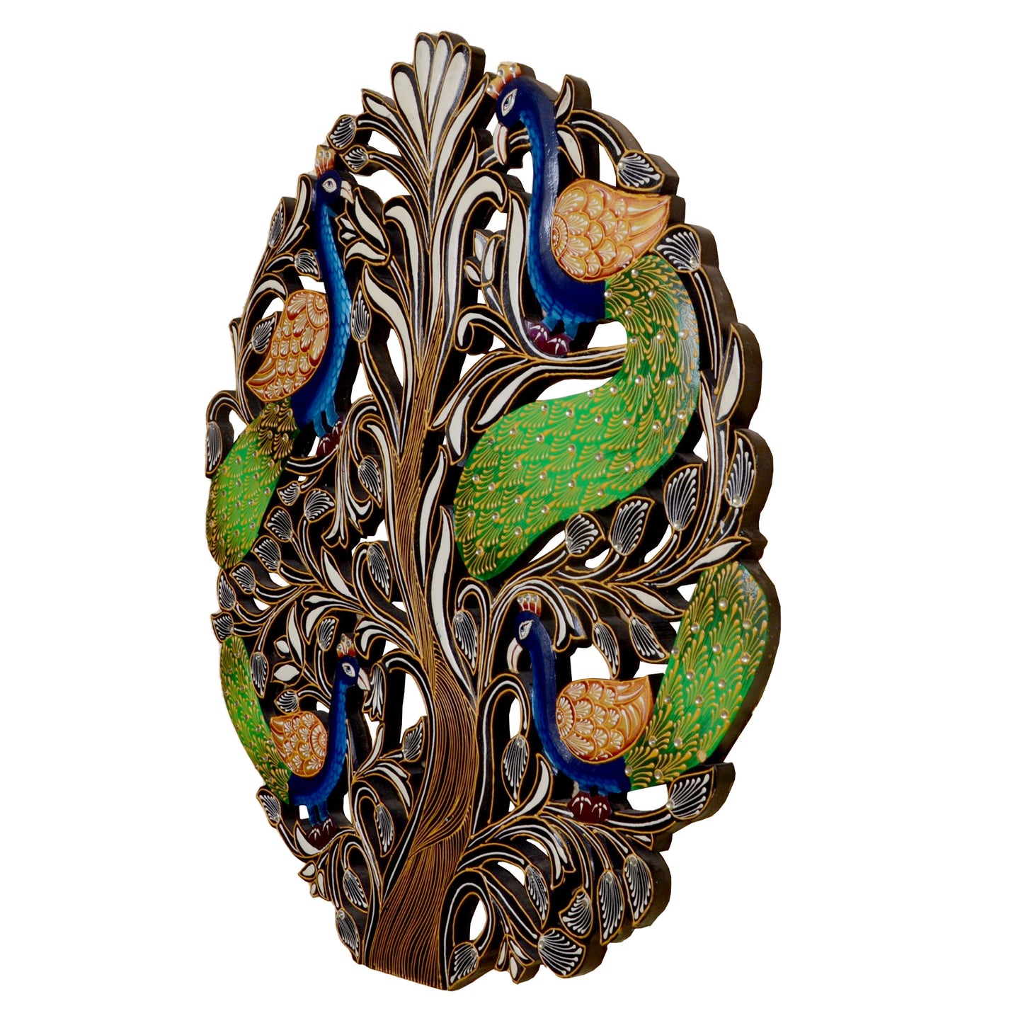 Nuved - Solid Wood Wall Art - Multi Colour Paint Finish