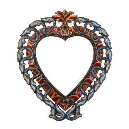 Pradyun - Solid Wood Wall Hanging Jharokha - Multi Colour Paint Finish