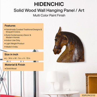 Daanish - Solid Wood Wall Art In Multi Colour Paint Finish