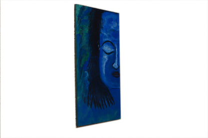 Anaya - Solid Wall Panel Art - Multi Colour Paint Finish