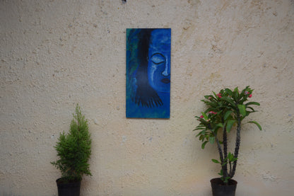 Anaya - Solid Wall Panel Art - Multi Colour Paint Finish