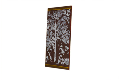 Arth - Solid Wall Panel Art - Multi Colour Paint Finish