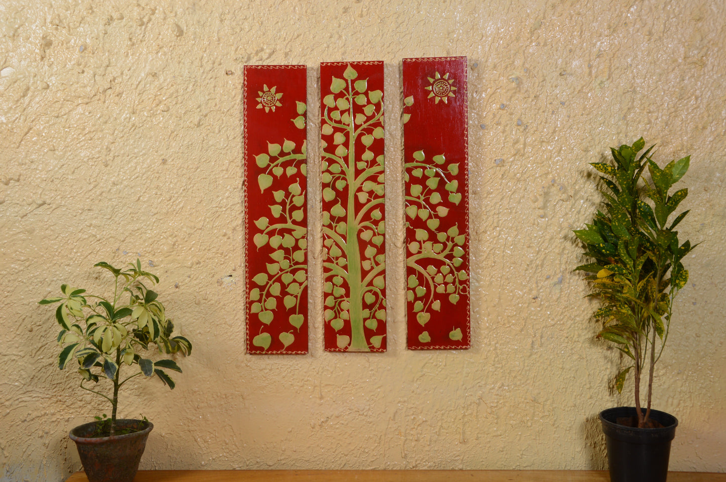 Meeran - Solid Wall Panel Art - Multi Colour Paint Finish