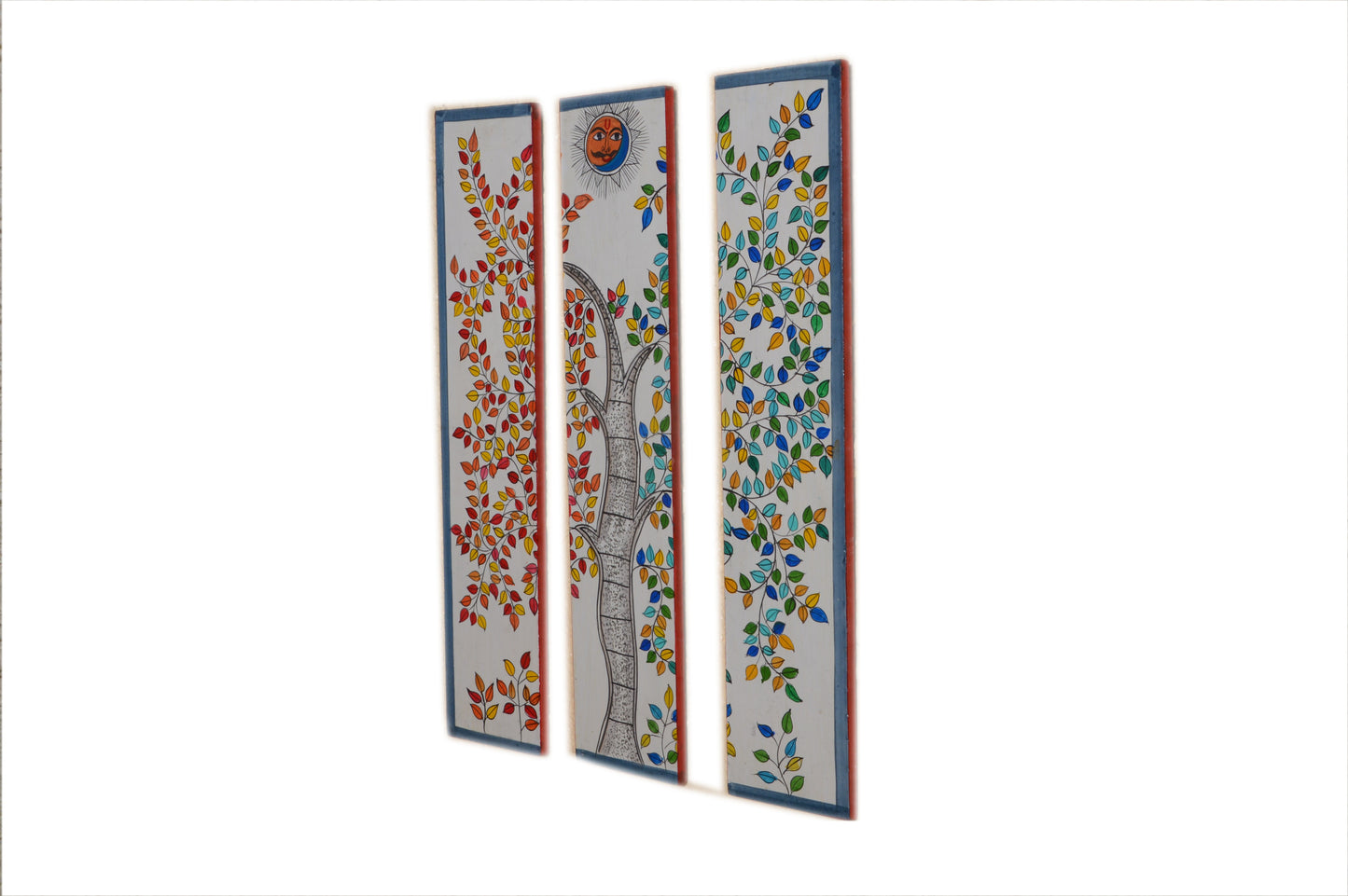 Swara - Solid Wall Panel Art - Multi Colour Paint Finish