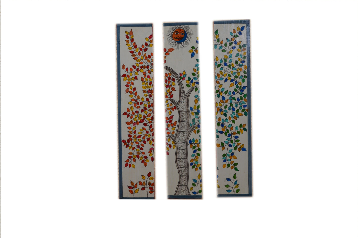 Swara - Solid Wall Panel Art - Multi Colour Paint Finish