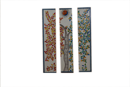 Swara - Solid Wall Panel Art - Multi Colour Paint Finish