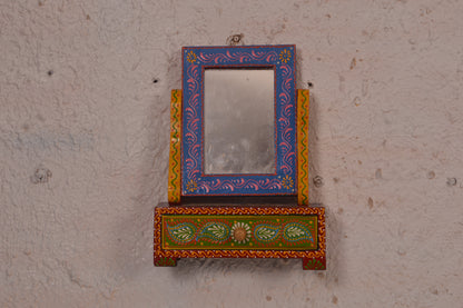 Kavya - Wall Cabinet Art - Multi Colour Paint Finish