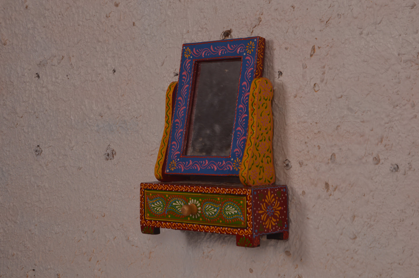 Kavya - Wall Cabinet Art - Multi Colour Paint Finish