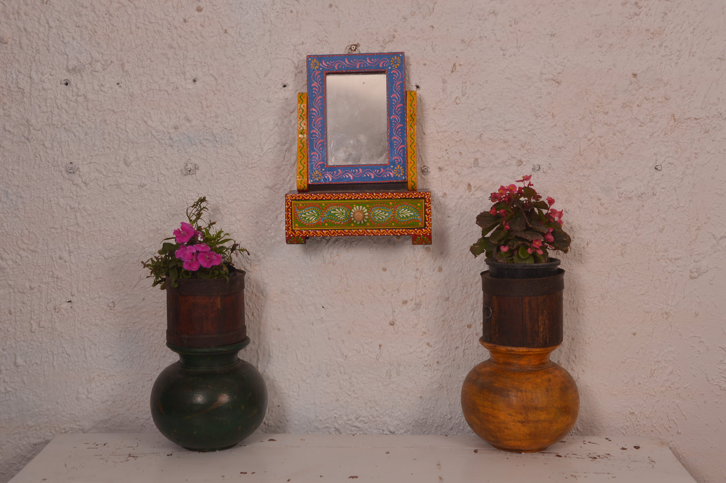 Kavya - Wall Cabinet Art - Multi Colour Paint Finish