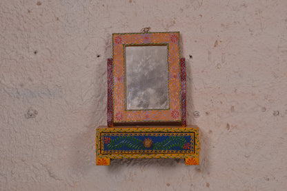 Vanya - Wall Cabinet Art - Multi Colour Paint Finish