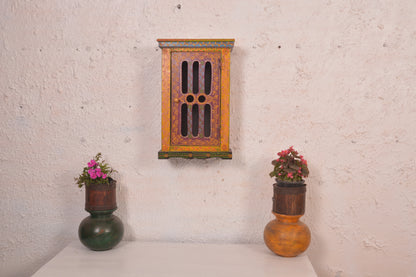 Laya - Wall Cabinet Art - Multi Colour Paint Finish