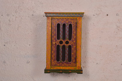 Laya - Wall Cabinet Art - Multi Colour Paint Finish