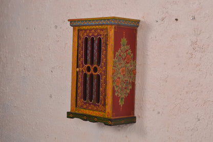 Laya - Wall Cabinet Art - Multi Colour Paint Finish