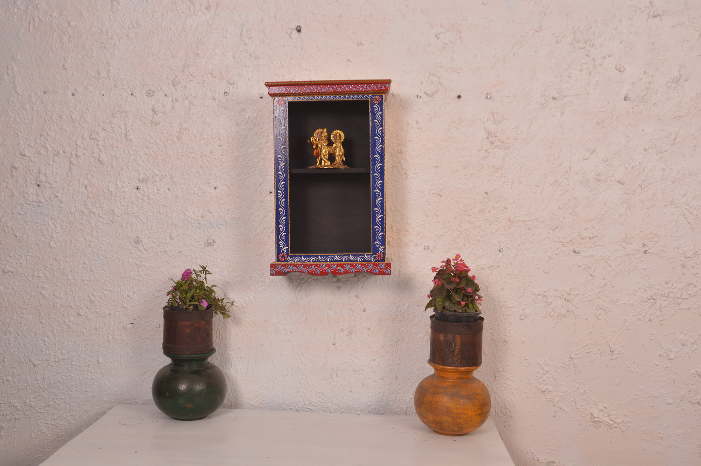 Arani - Wall Cabinet Art - Multi Colour Paint Finish