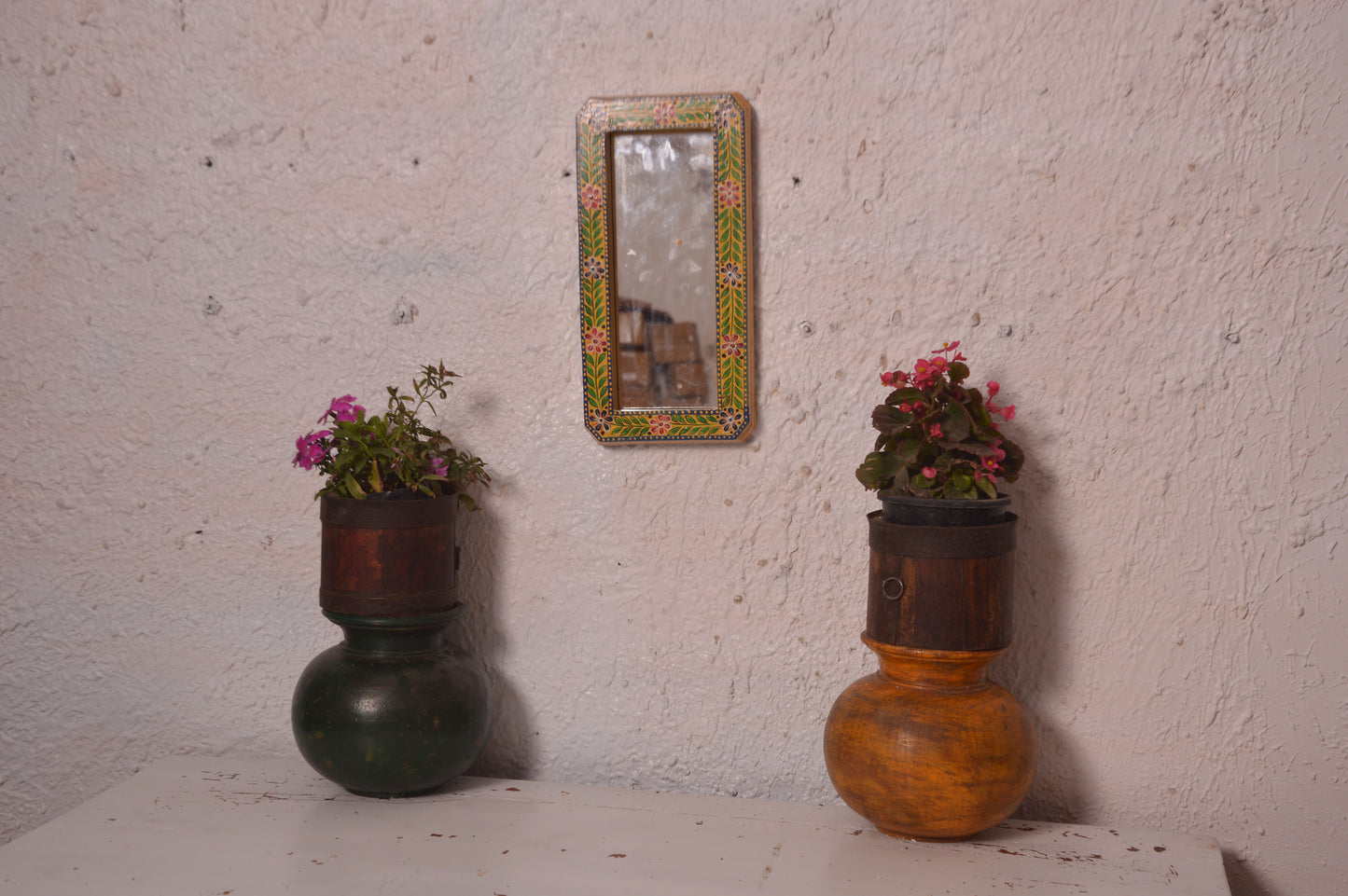 Vasund - Wall Mirror Frame Art - Multi Colour Paint Finish