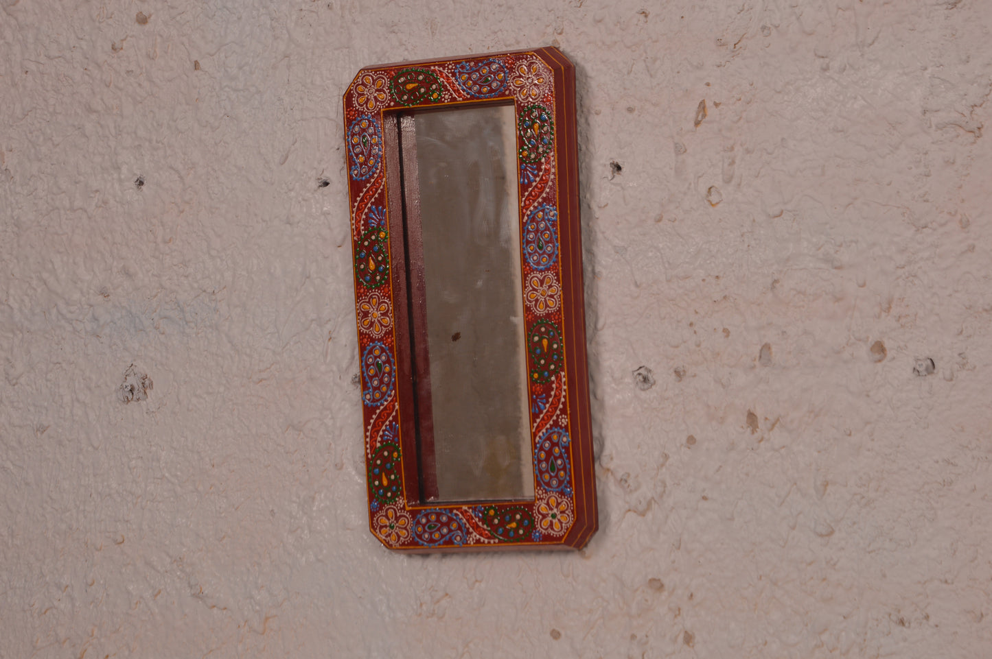 Noah Wall Mirror Frame Art - Multi Colour Paint Finish