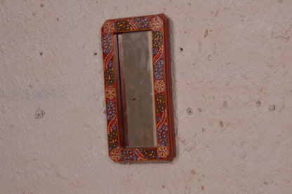 Noah Wall Mirror Frame Art - Multi Colour Paint Finish