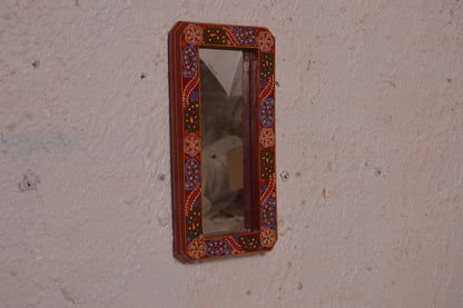 Noah Wall Mirror Frame Art - Multi Colour Paint Finish