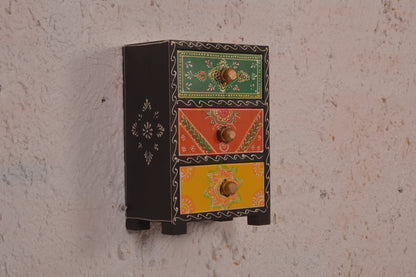 Kai - Wall Cabinet Art - Multi Colour Paint Finish