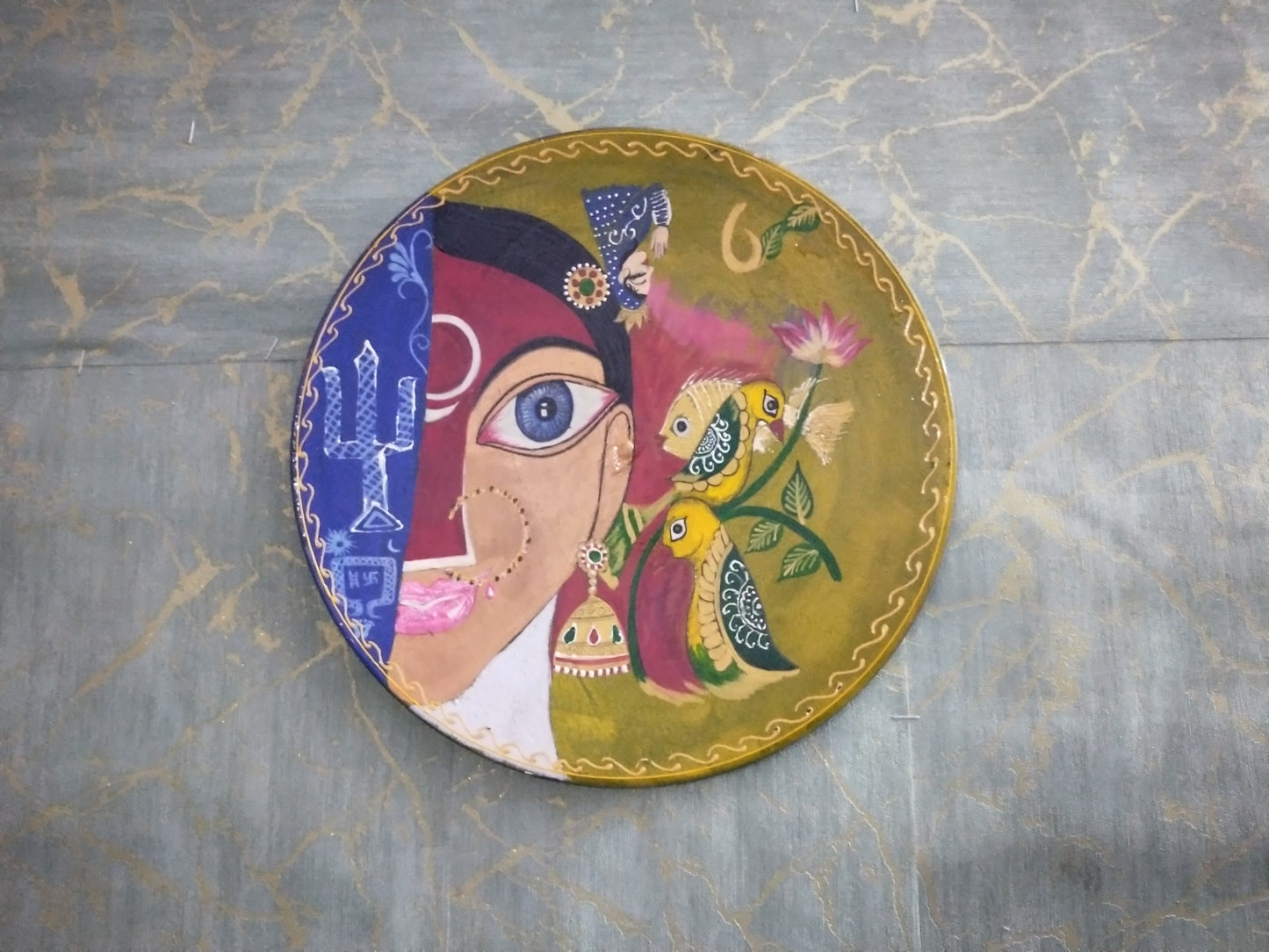 Tamer - Wall Panel Art - Multi Colour Paint Finish