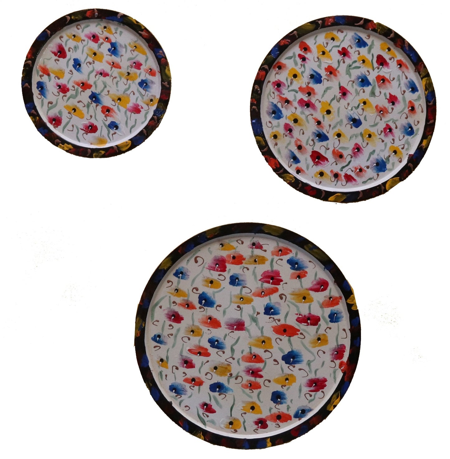Mundka - Wall Panel Art - Multi Colour Paint Finish