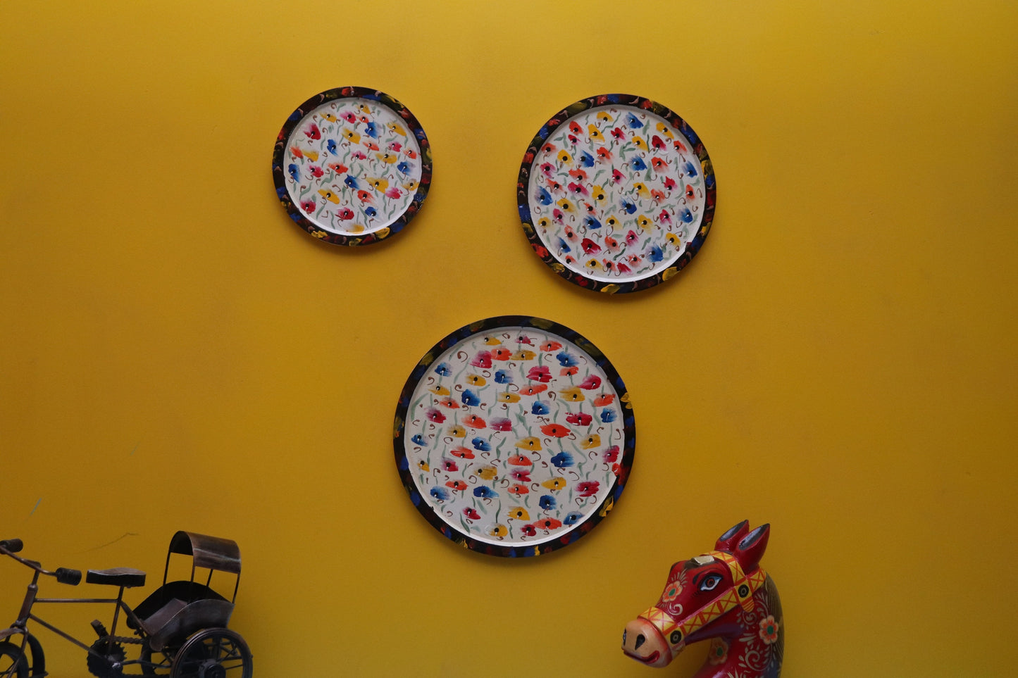 Mundka - Wall Panel Art - Multi Colour Paint Finish