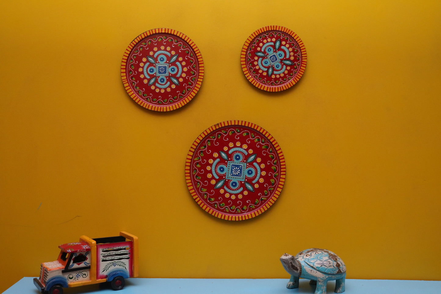 Avik - Wall Panel Art - Multi Colour Paint Finish