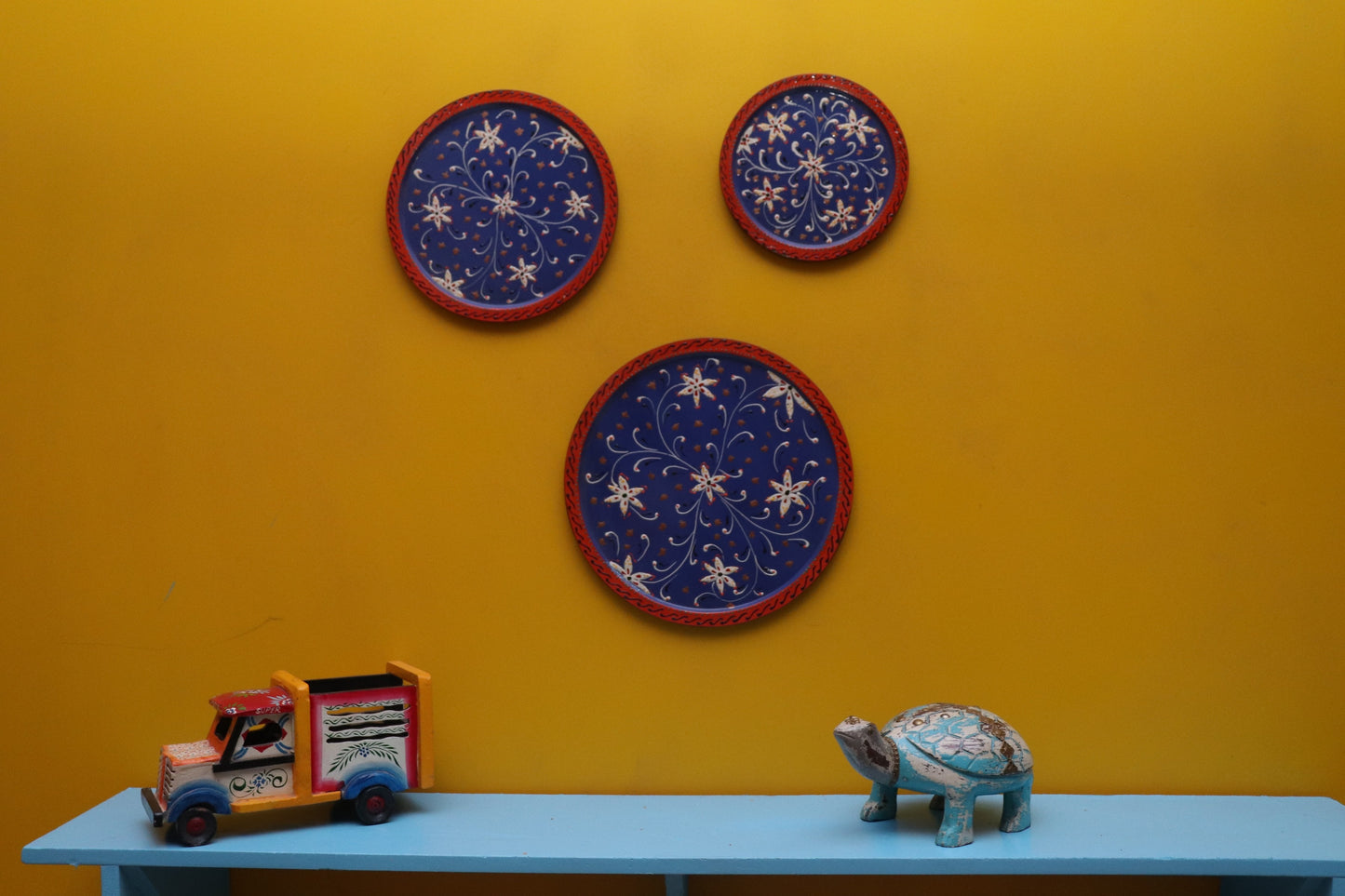 Asav - Wall Panel Art - Multi Colour Paint Finish