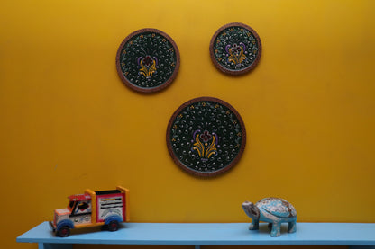 Caitya - Wall Panel Art - Multi Colour Paint Finish