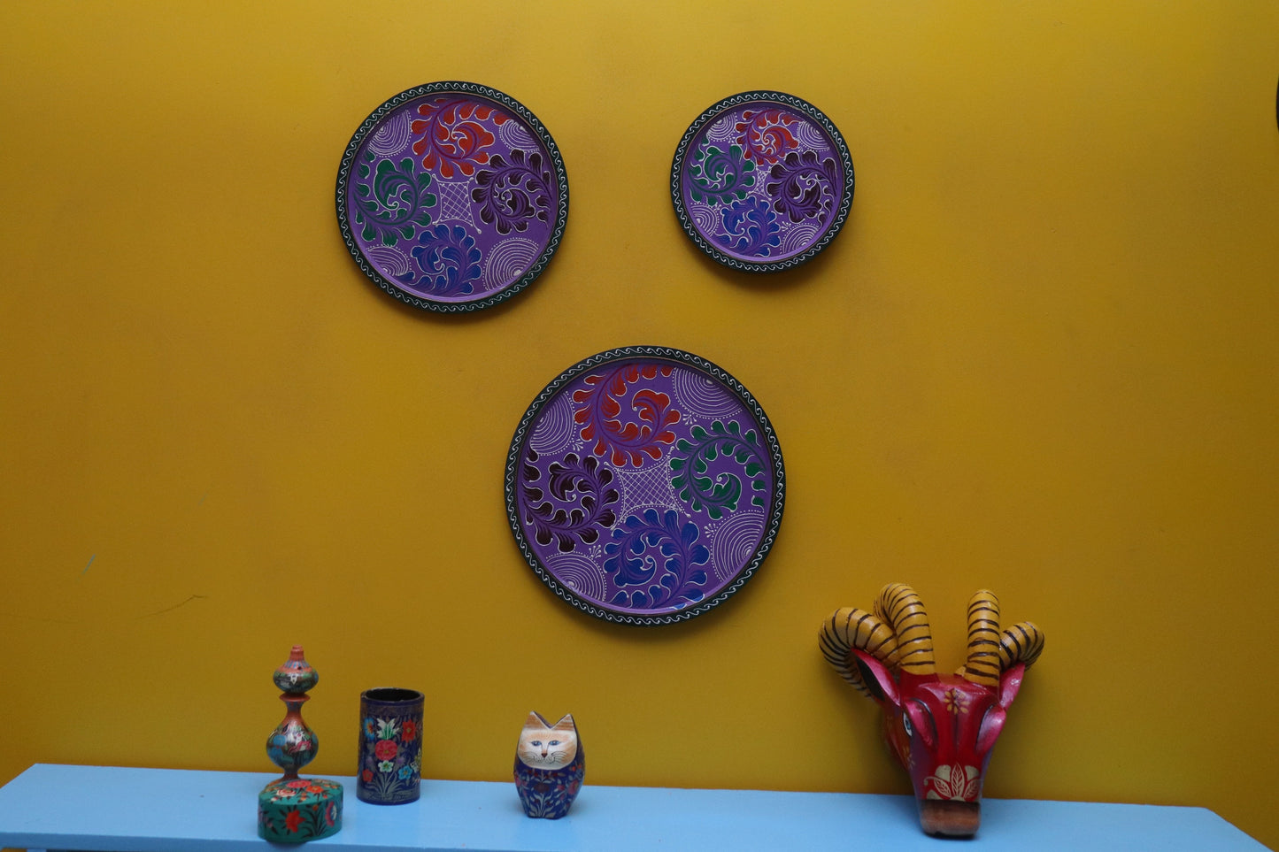 Chaitnik - Wall Panel Art - Multi Colour Paint Finish