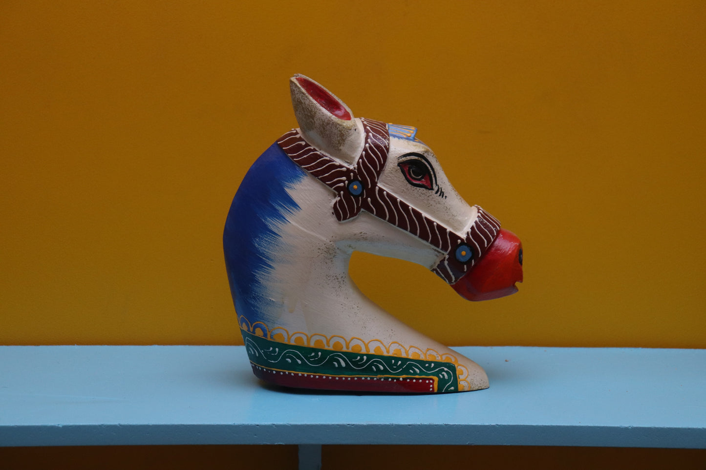 Dhinkrith - Wood Wall Decor Animal Figure Art - Multi Colour