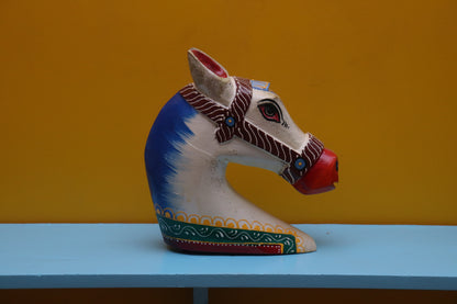Dhinkrith - Wood Wall Decor Animal Figure Art - Multi Colour