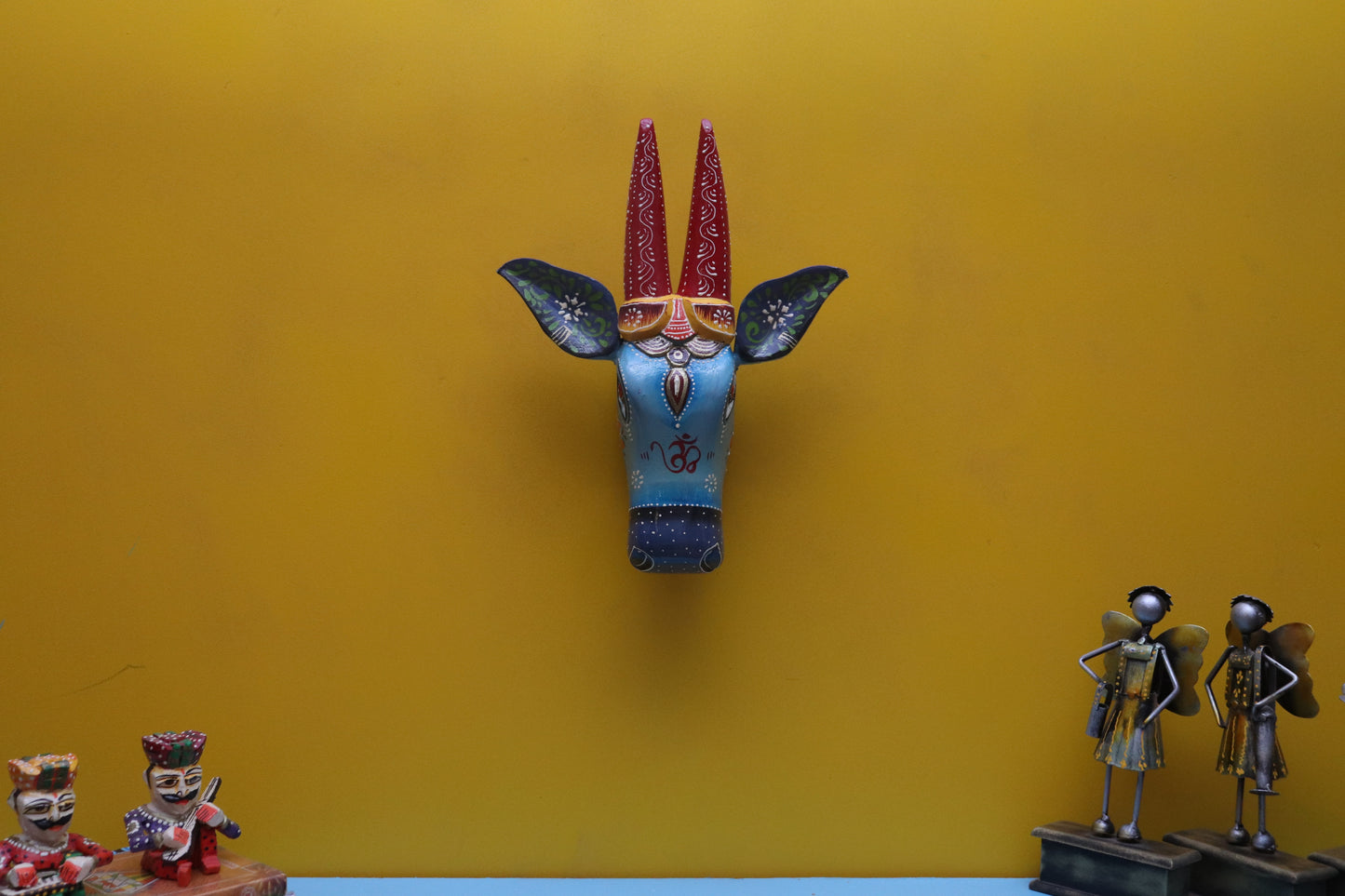 Garth - Wood Wall Decor Animal Figure Art - Multi Colour