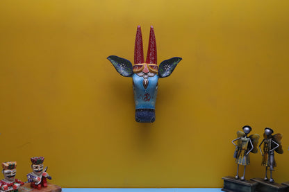 Garth - Wood Wall Decor Animal Figure Art - Multi Colour