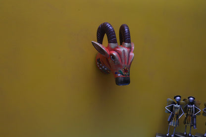 Ina - Wood Wall Decor Animal Figure Art - Multi Colour