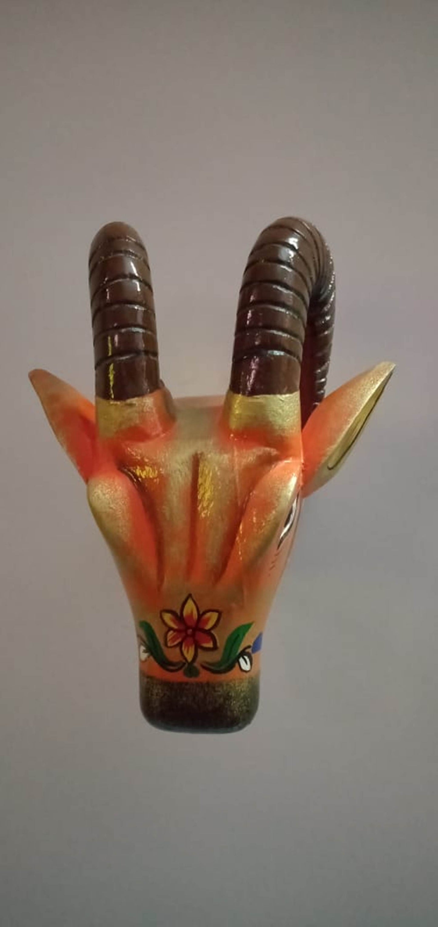 Ina - Wood Wall Decor Animal Figure Art - Multi Colour