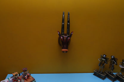 Likit- Wood Wall Decor Animal Figure Art - Multi Colour