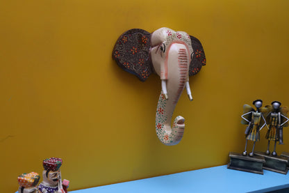 Onkar - Wood Wall Decor Animal Figure Art - Multi Colour