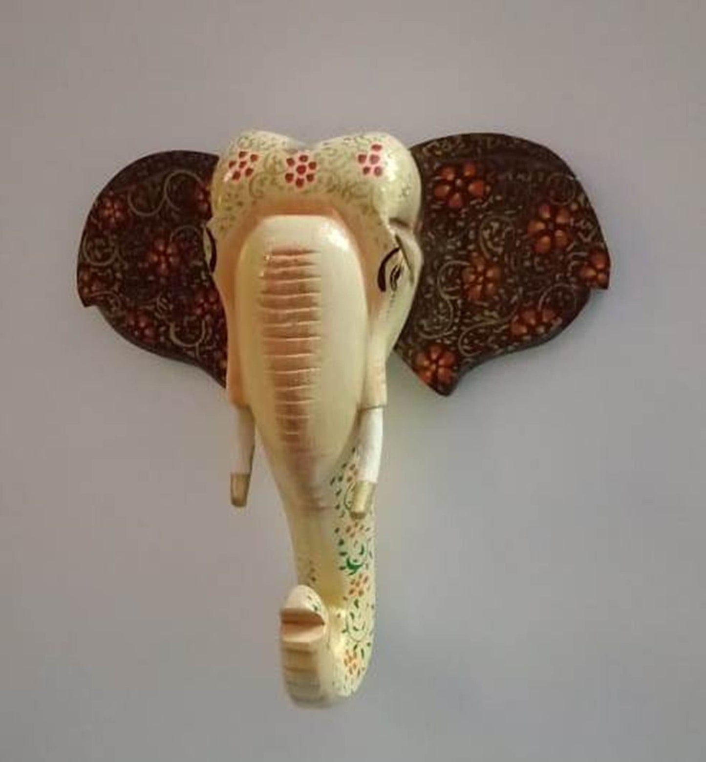Onkar - Wood Wall Decor Animal Figure Art - Multi Colour
