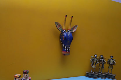 Onir - Wood Wall Decor Animal Figure Art - Multi Colour