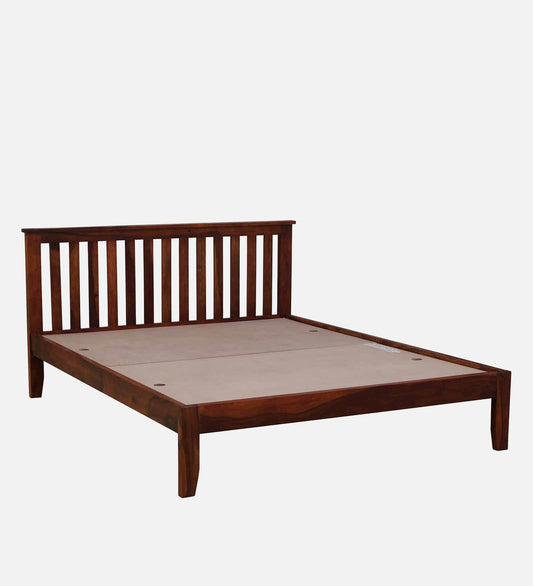 Sheesham Wood King Size Bed In Honey Oak Finish