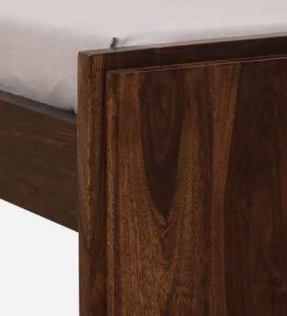 Sheesham Wood Queen Size Bed In Provincial Teak Finish