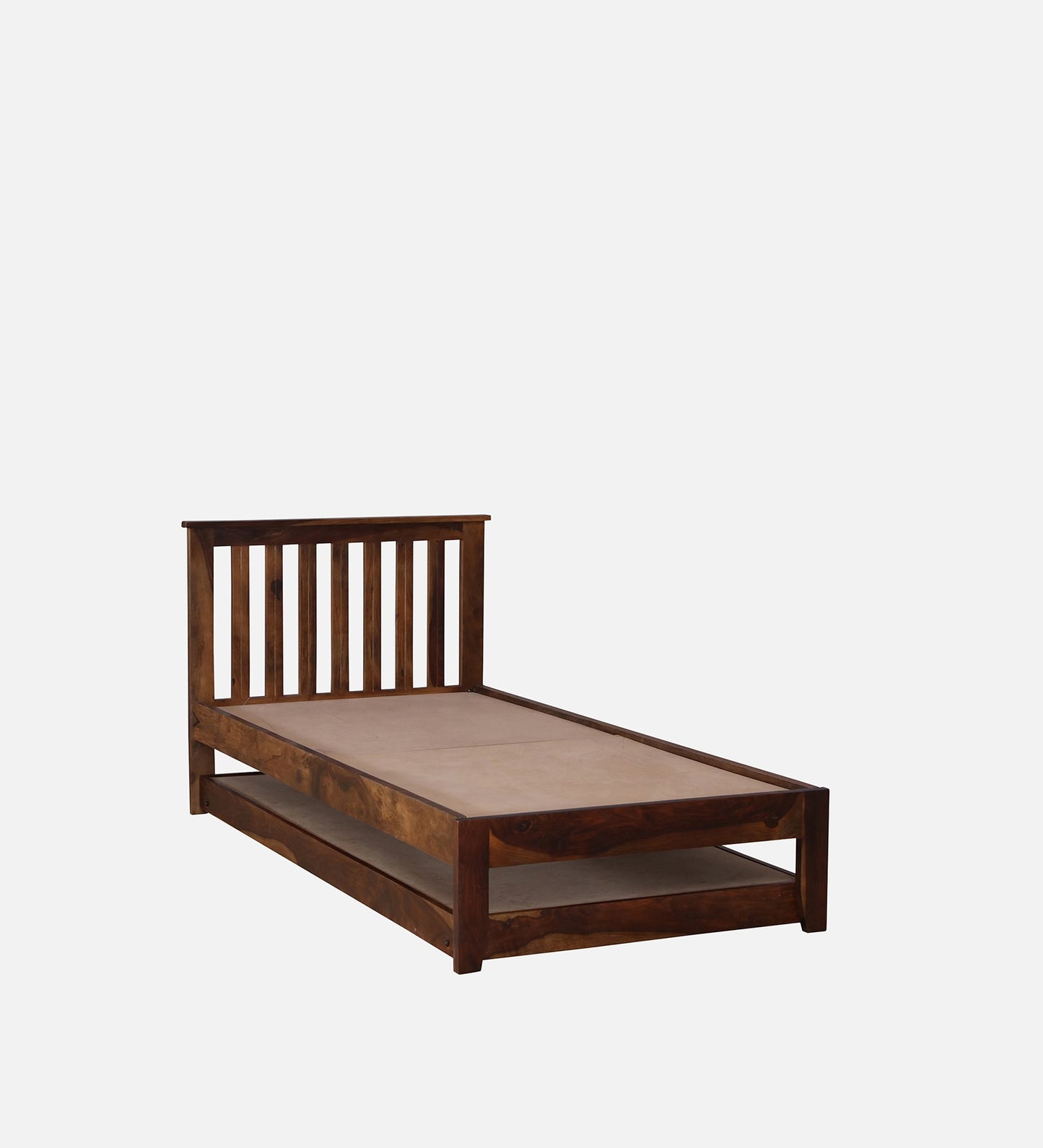  Sheesham Wood Two Single Beds In Provincial Teak Polish Finish