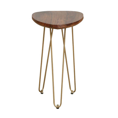 Solid Wood Bedside Tables In Rustic Teak Finish