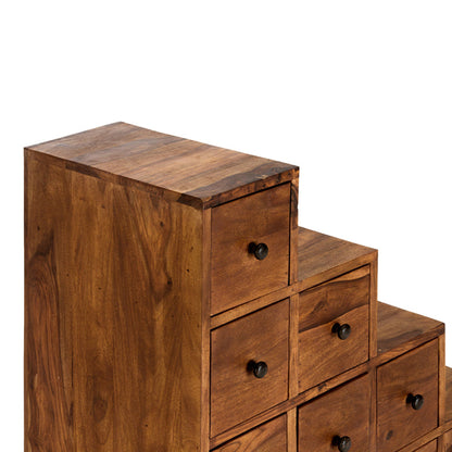 Solid Wood Chest Of Drawers In Natural Finish