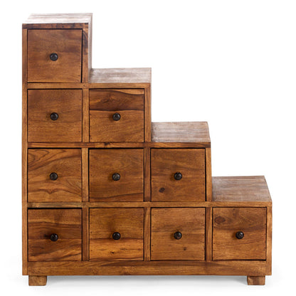 Solid Wood Chest Of Drawers In Natural Finish