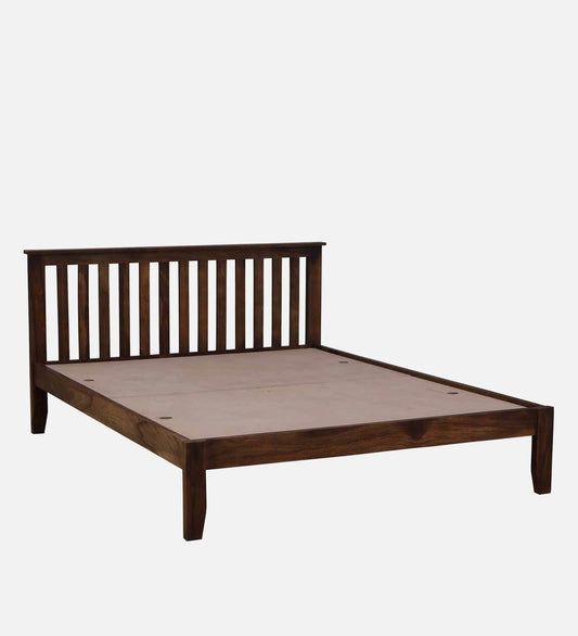  Sheesham Wood Queen Size Bed In Provincial Teak Finish